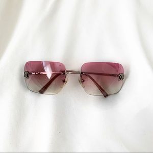 Pink Chanel sunglasses